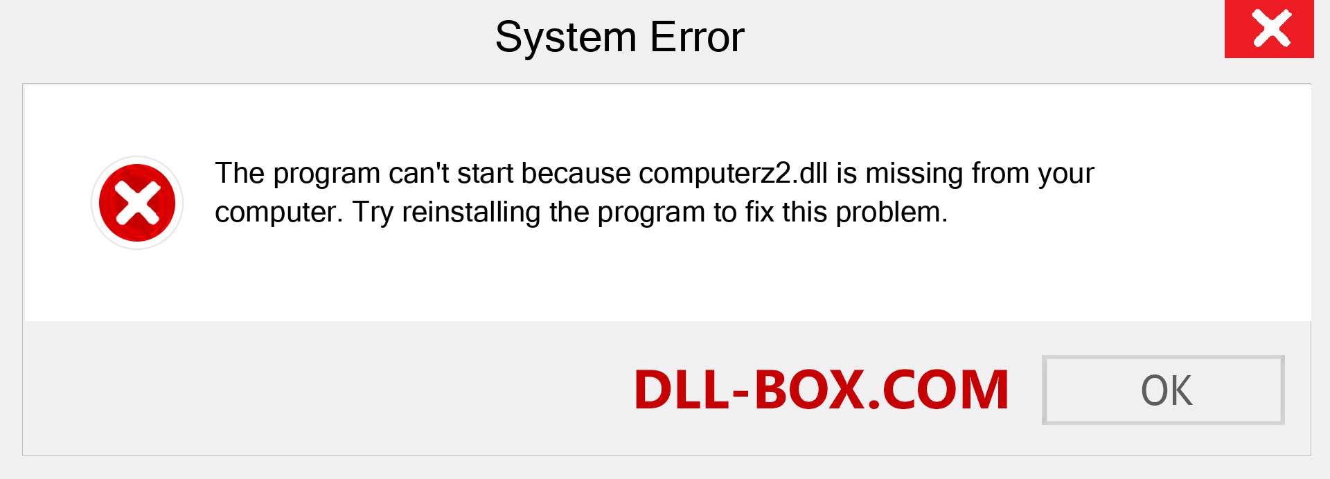  computerz2.dll file is missing?. Download for Windows 7, 8, 10 - Fix  computerz2 dll Missing Error on Windows, photos, images